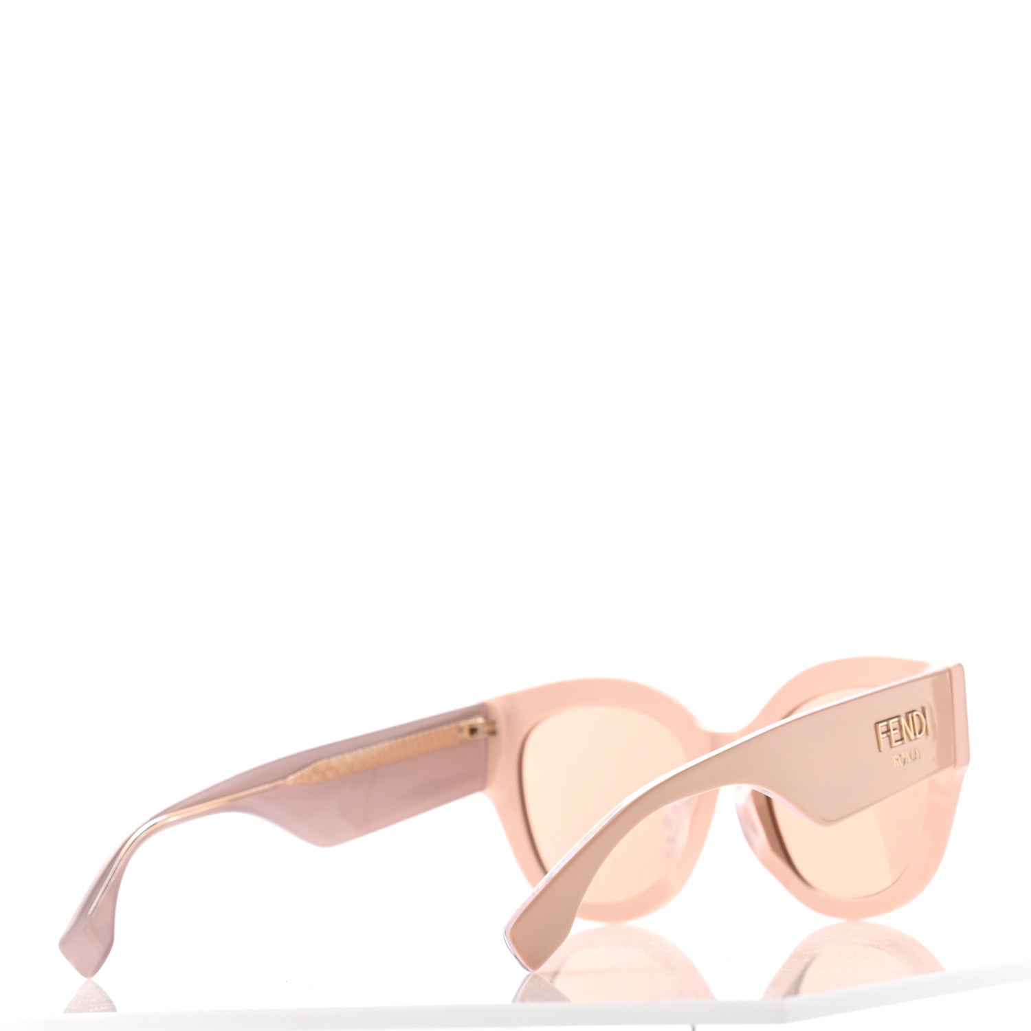 Fendi Acetate FF Cat Eye Sunglasses FF 0452 Pink 4 of 8