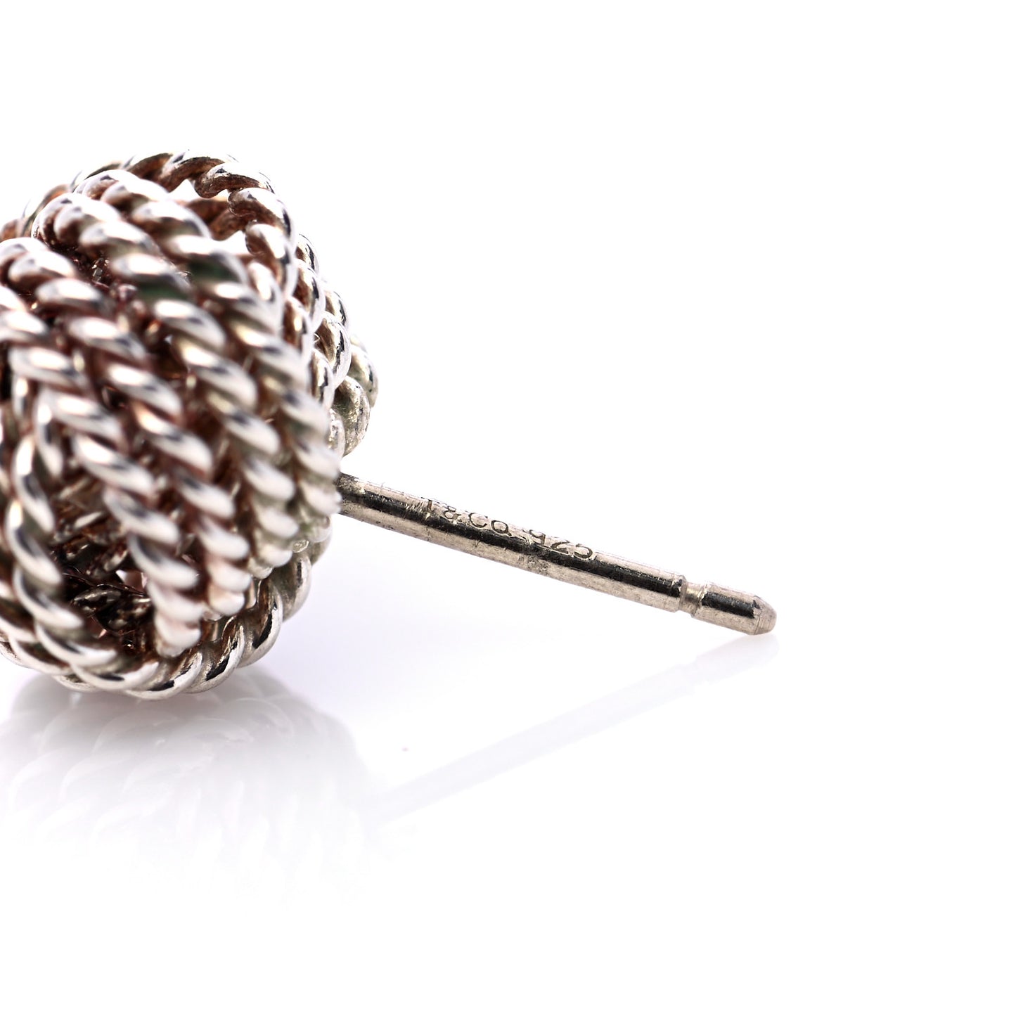 Sterling Silver Twist Knot Earrings