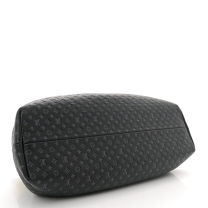 Louis Vuitton Calfskin Nanogram Embossed Clutch Black 4 of 10
