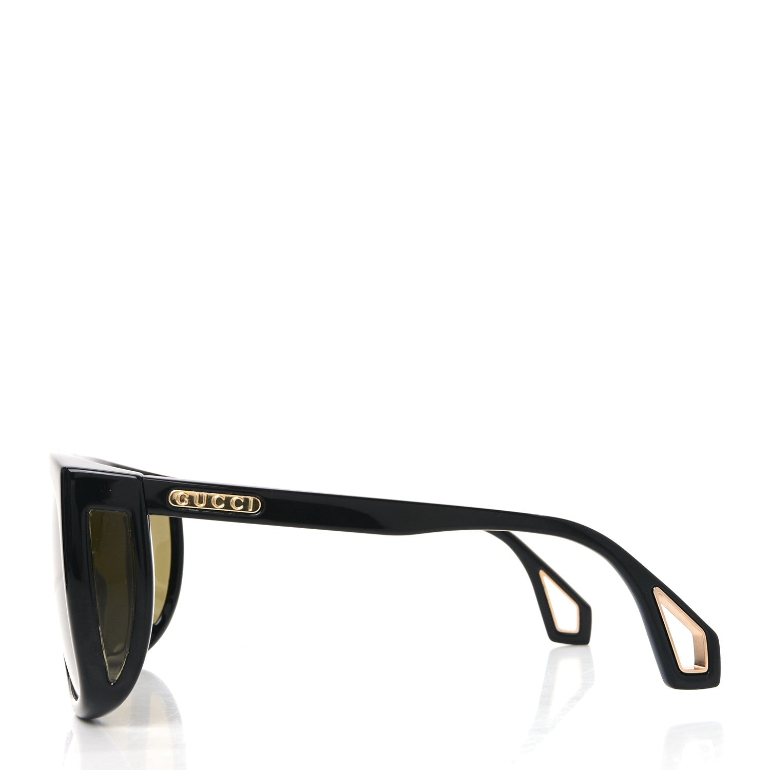 Gucci Acetate Shield Sunglasses GG0467S Black 3 of 8