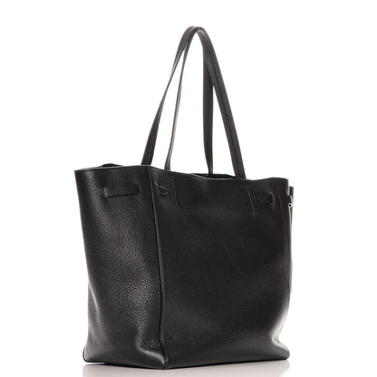 Celine Soft Grained Calfskin Medium Cabas Phantom Black 3 of 9