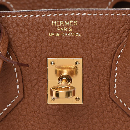 Hermes Togo Birkin 25 Gold 6 of 34