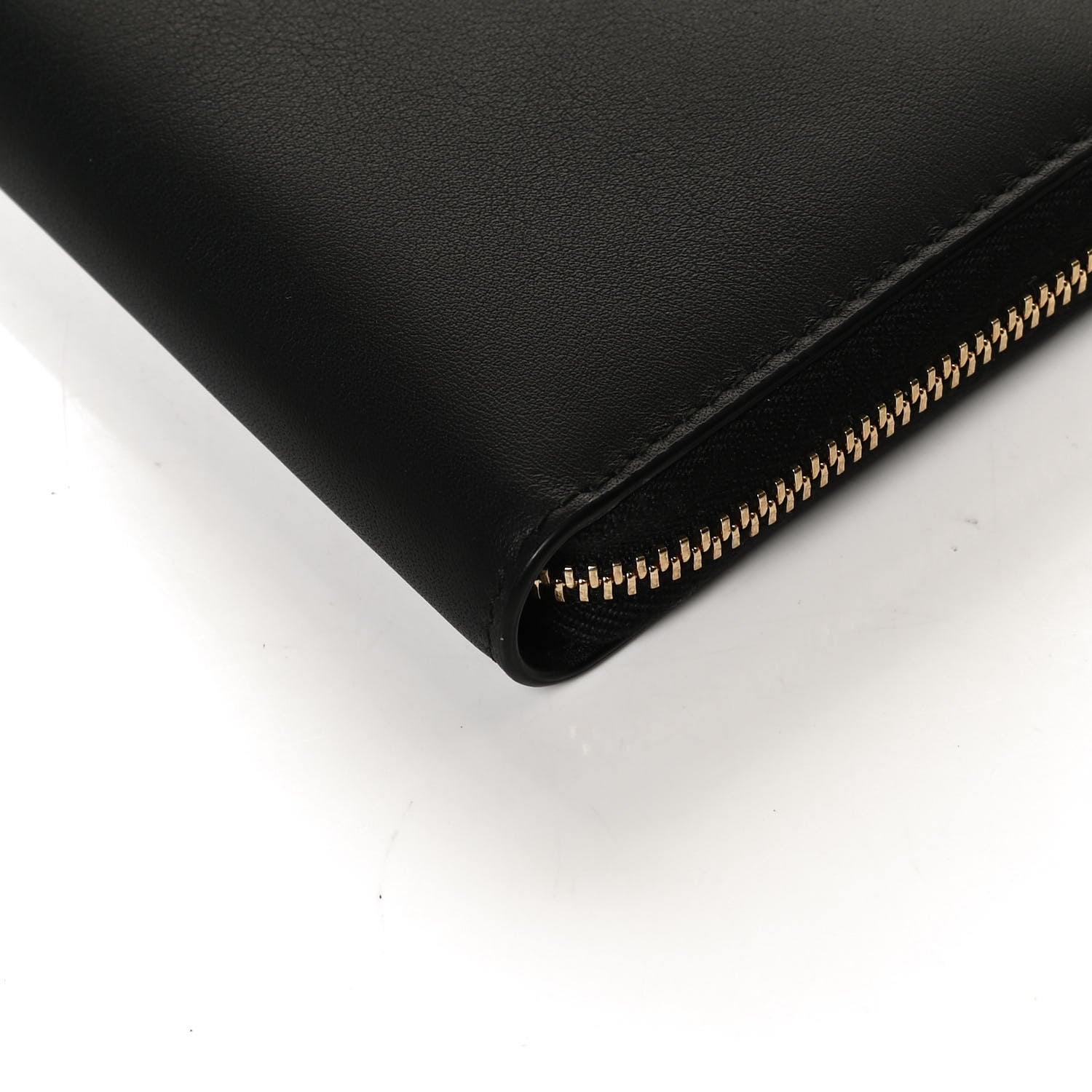 Gucci Calfskin Bamboo Round Zip Long Wallet Black 9 of 9