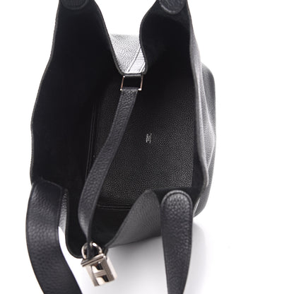 Hermes Taurillon Clemence Picotin Lock TGM Black 4 of 12