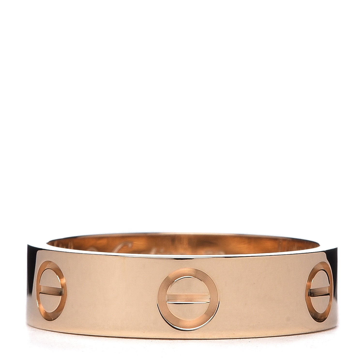 Cartier 18K Yellow Gold 5.5mm LOVE Ring 58 8.5 1 of 5