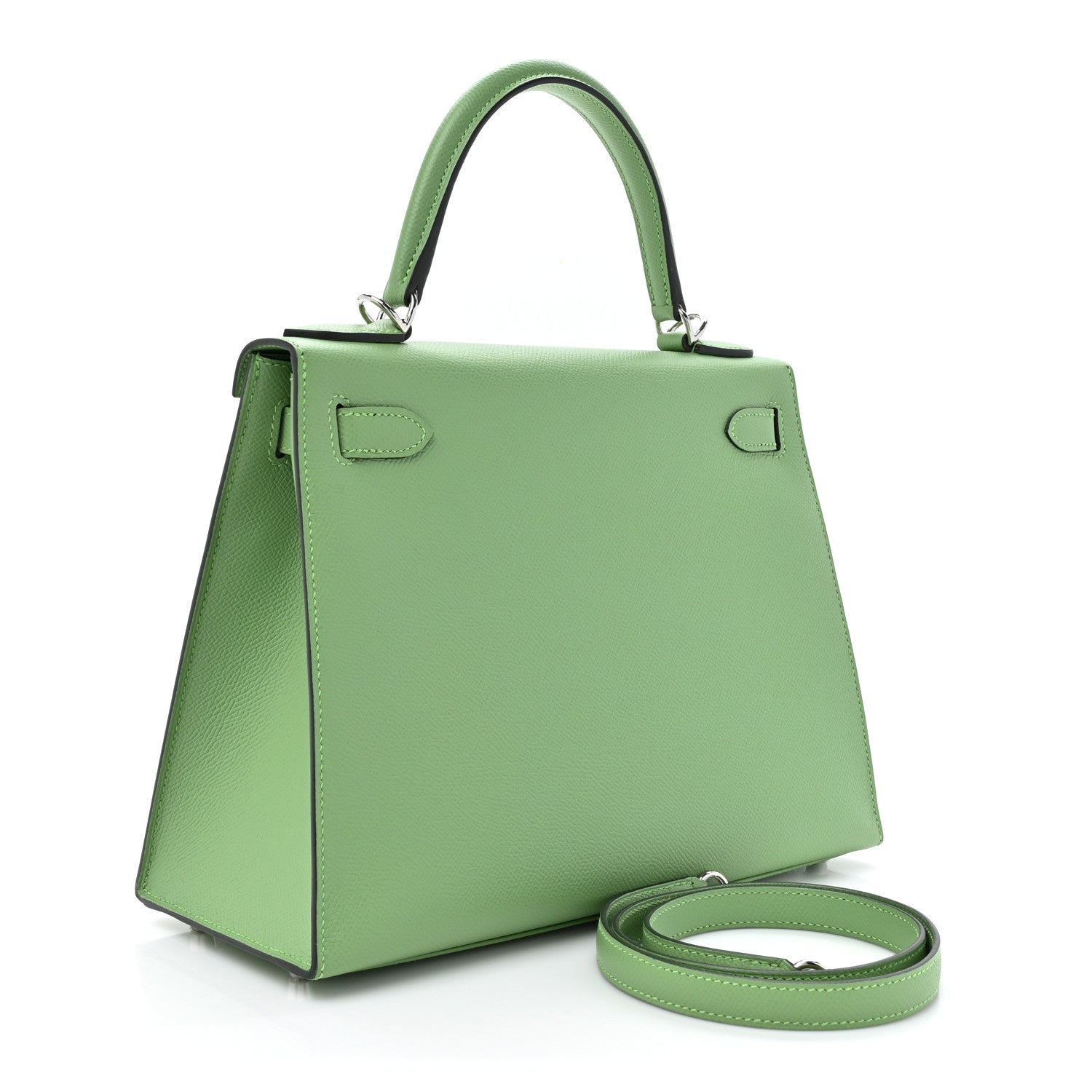 Hermes Epsom Kelly Sellier 28 Vert Criquet 3 of 10