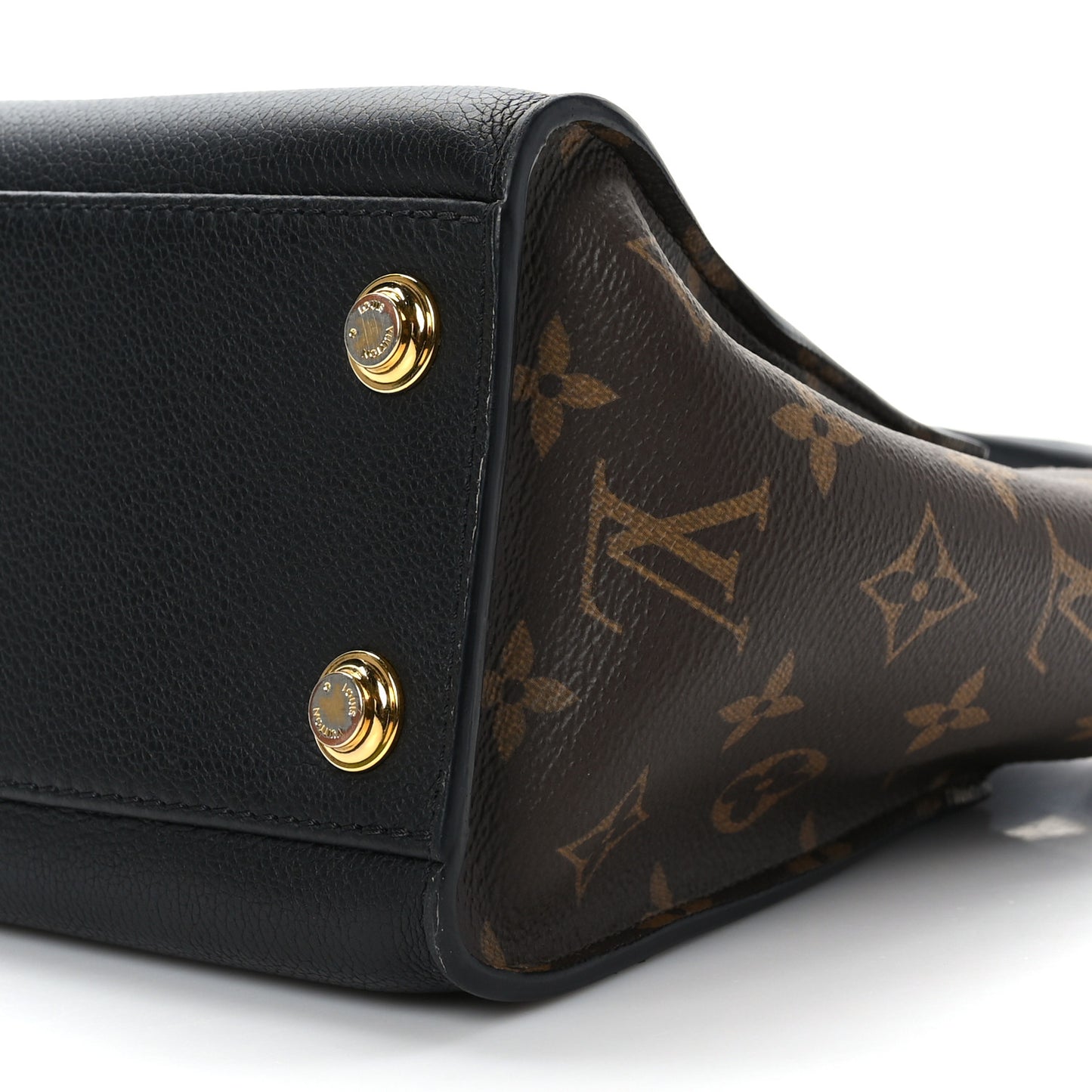 Calfskin Monogram On My Side PM Black