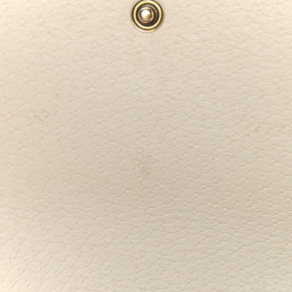 Gucci GG Supreme Monogram Web Queen Margaret Chain Wallet White 10 of 10