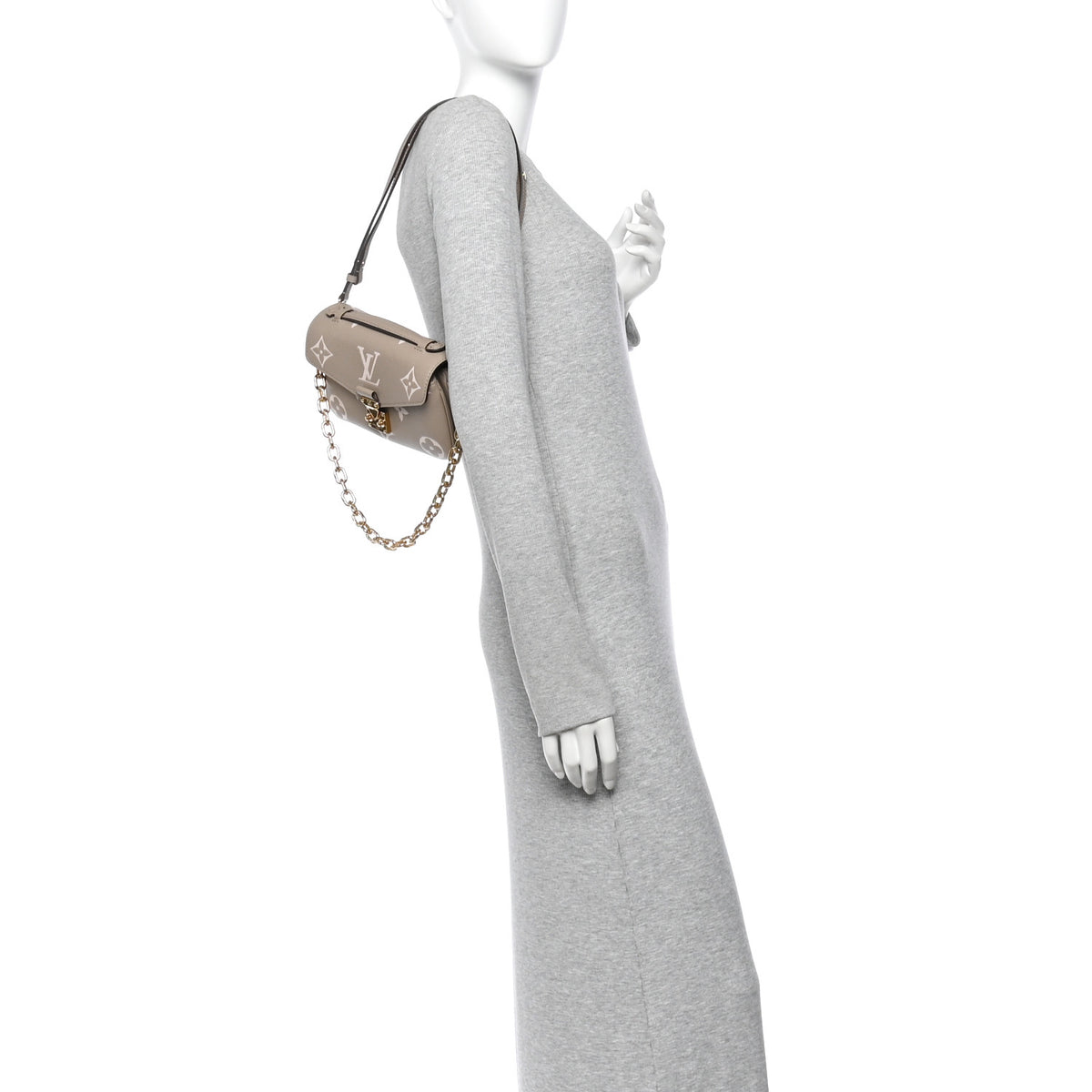 Empreinte Monogram Giant Pochette Metis East West Tourterelle Creme