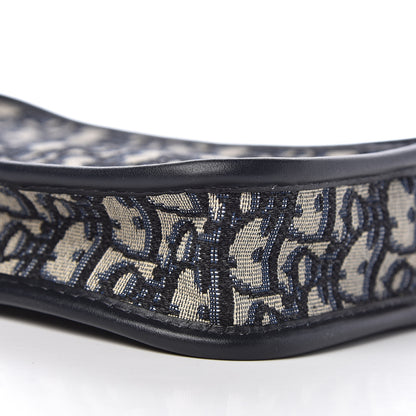 Christian Dior Oblique Diorquake Clutch Blue 7 of 10