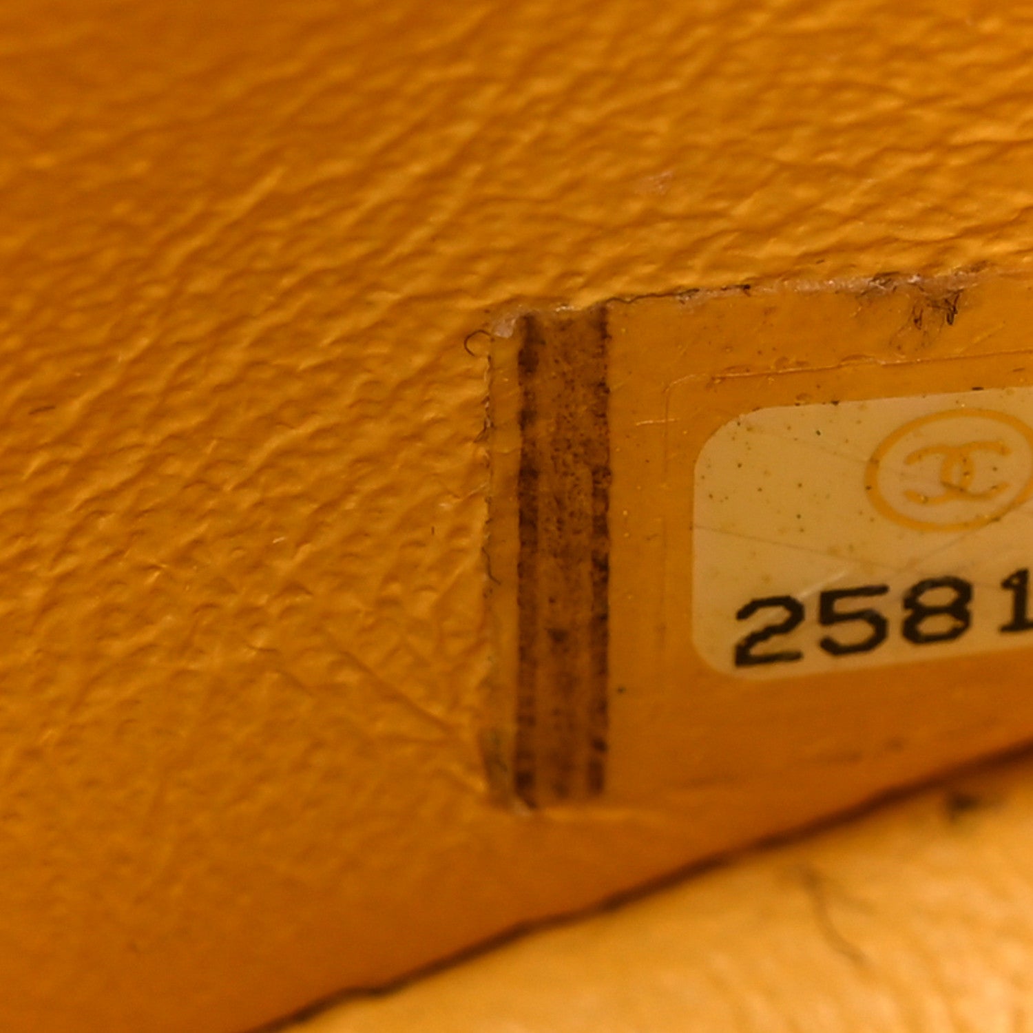 Chanel Caviar Quilted Mini Square Flap Yellow 7 of 13