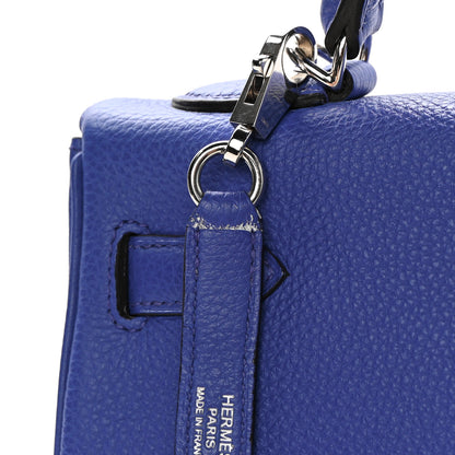 Hermes Togo Kelly Retourne 32 Bleu Electrique 14 of 17