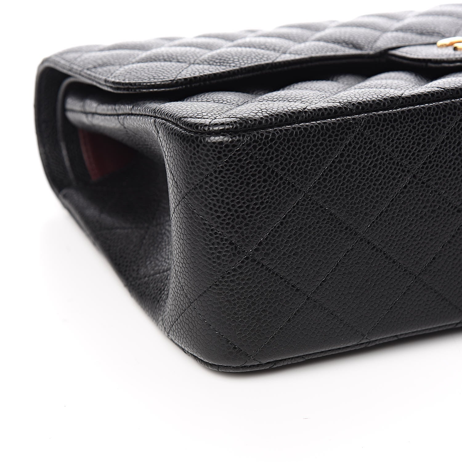 Chanel Caviar Quilted Jumbo Double Flap Black 8 of 10