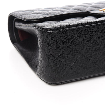 Chanel Caviar Quilted Jumbo Double Flap Black 8 of 10