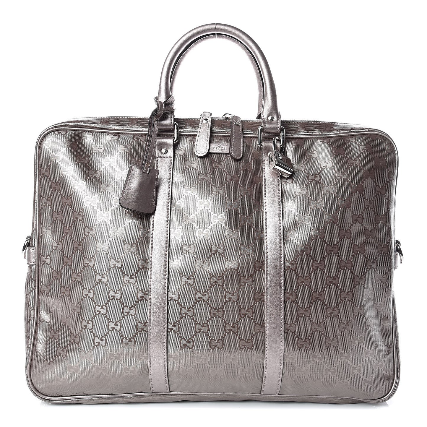 Imprime Monogram Medium Briefcase Pewter