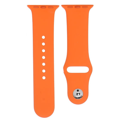 Hermes Silicone 38mm Apple Sports Watch Single Tour Band Orange 1 of 7