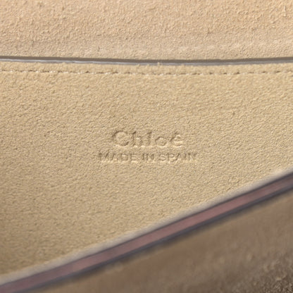 Chloe Suede Calfskin Small Faye Shoulder Bag Washed Pink 6 of 10