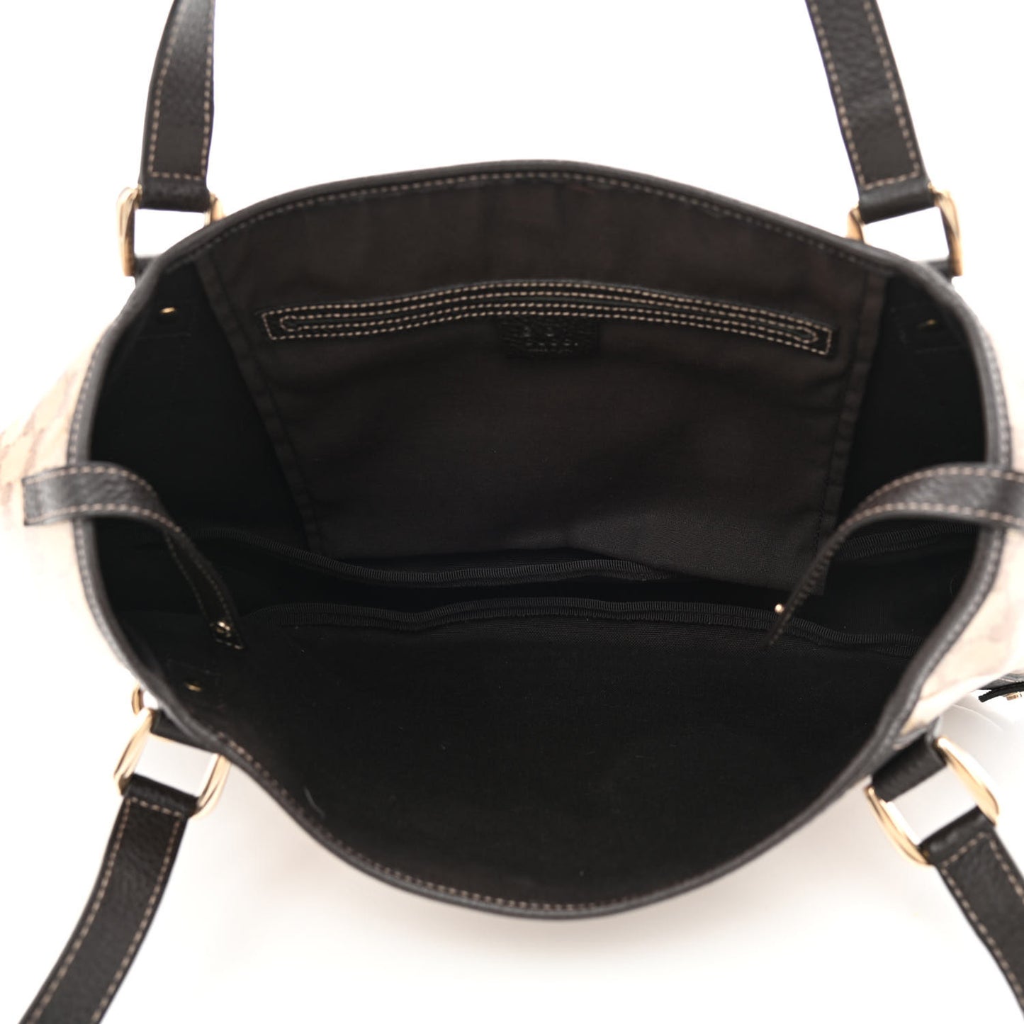 Crystal Monogram Medium Abbey Shoulder Bag Dark Brown