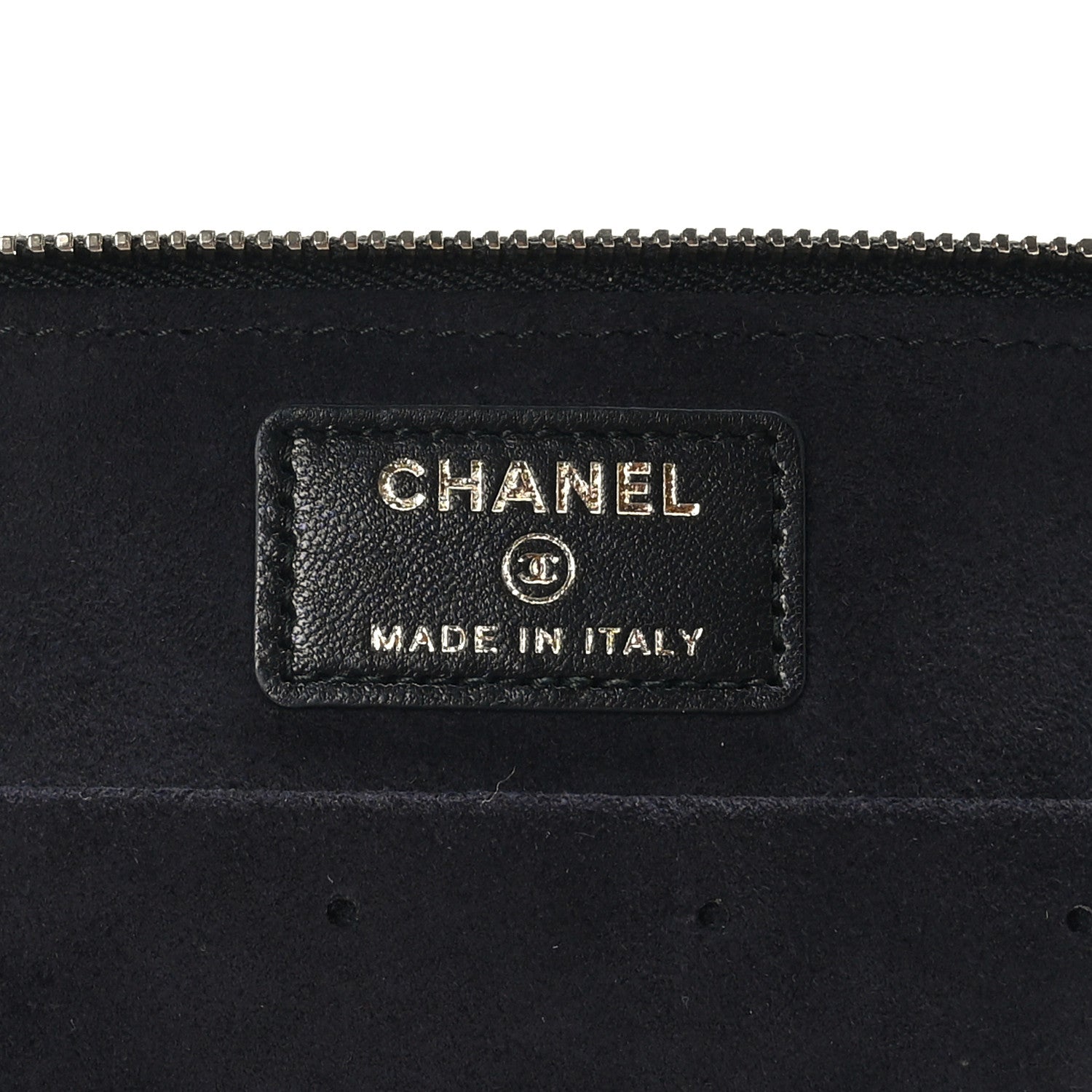 Chanel Lambskin Quilted Top Handle Jewelry Case Black 8 of 13