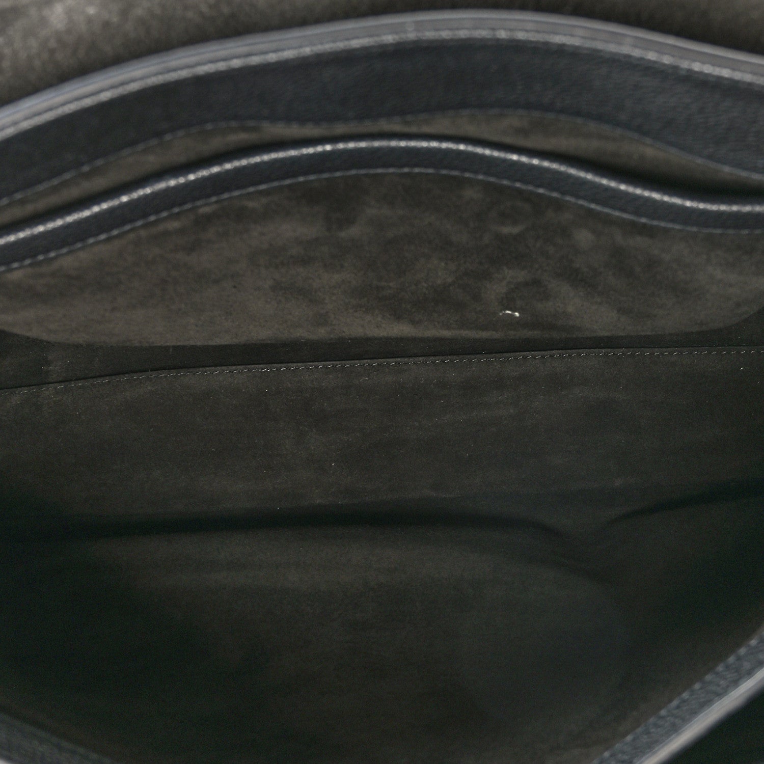 Celine Grained Calfskin Large Soft 16 Bag Black 6 of 9