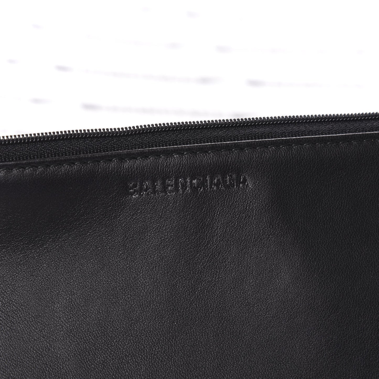 Metallic Calfskin Losange Monogram Plastic Bag Shopper S Silver Black White