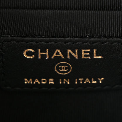 Chanel Lambskin Quilted Mini Trendy CC Chain Wallet Black 6 of 11