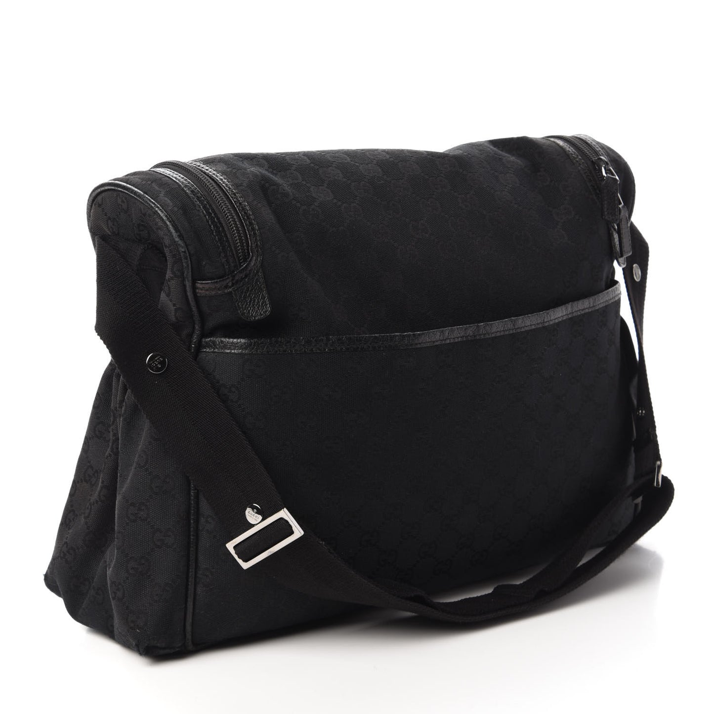 Monogram Large Diaper Bag Black