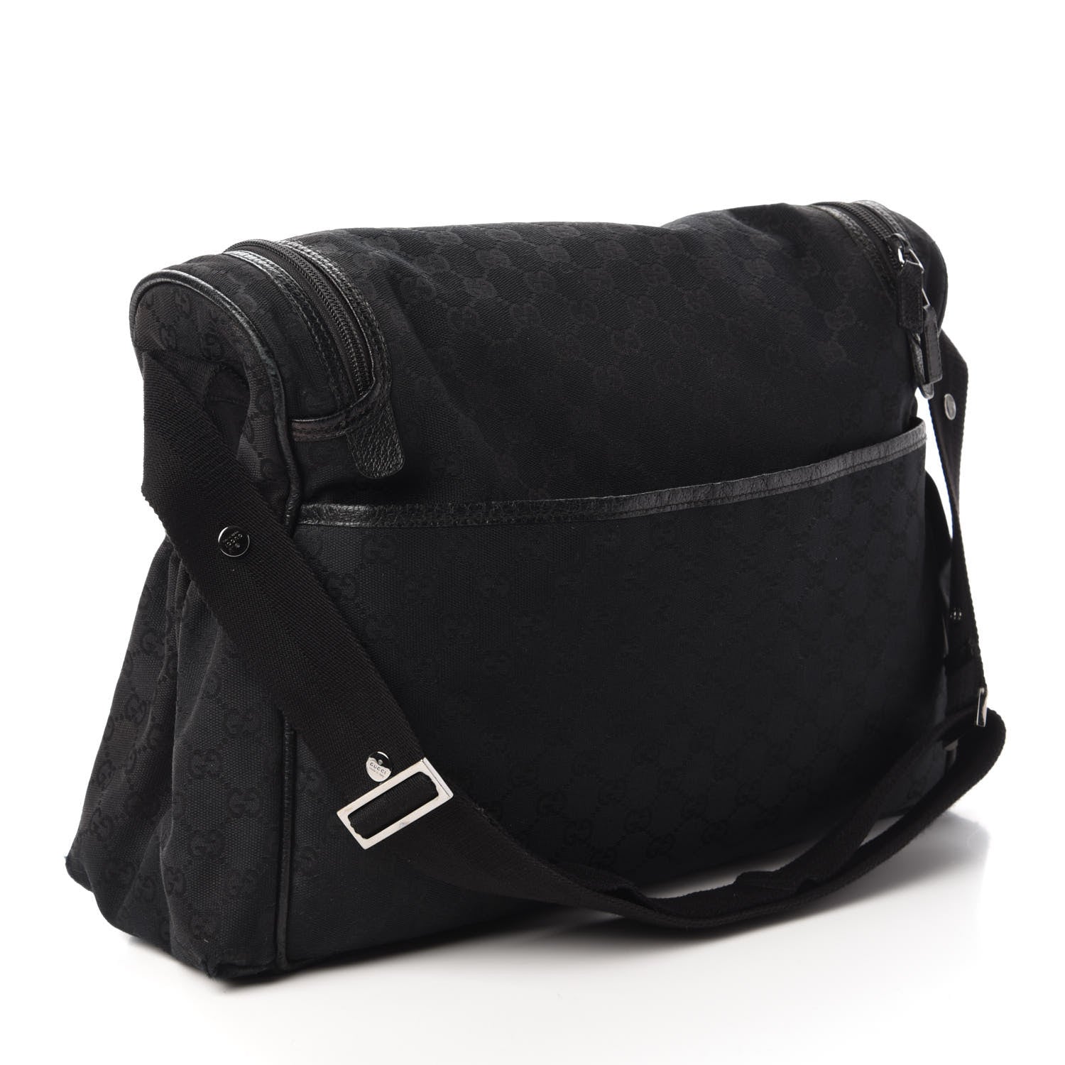 Gucci Monogram Large Diaper Bag Black 3 of 10