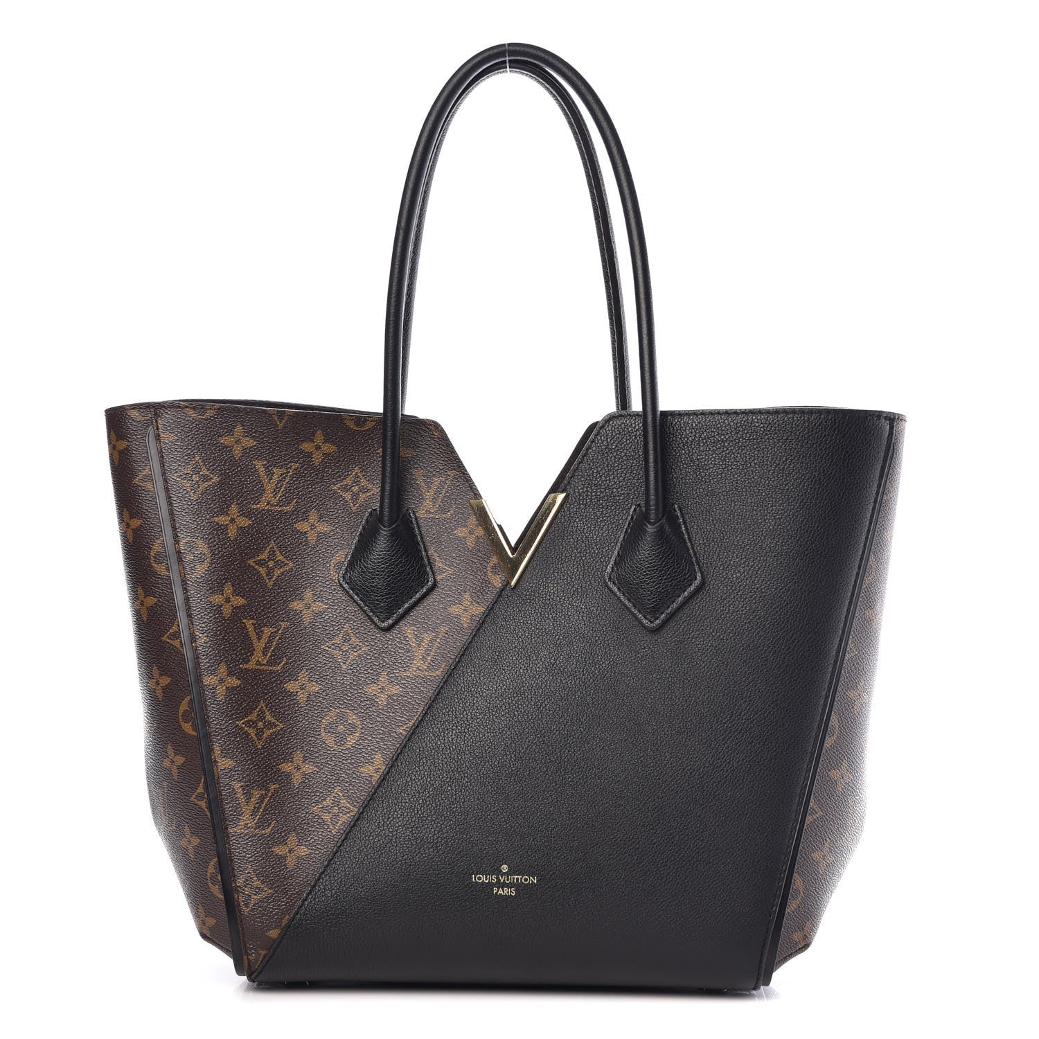 Louis Vuitton Calfskin Monogram Kimono Tote Black 1 of 14