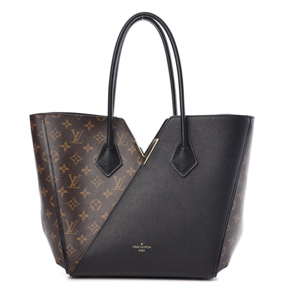 Louis Vuitton Calfskin Monogram Kimono Tote Black 1 of 14