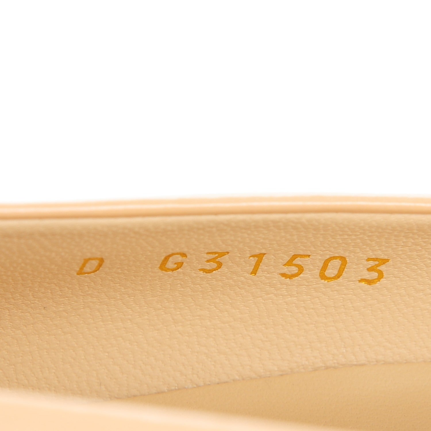 Chanel Lambskin Cap Toe Ballerina Flats 37 Beige Black 6 of 10