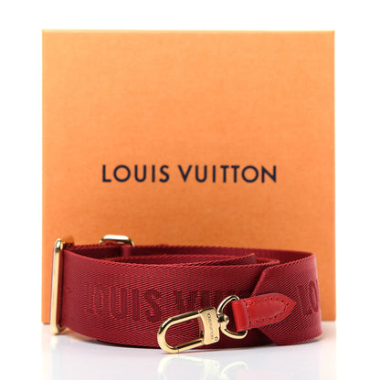 Louis Vuitton Monogram Denim Multi Pochette Accessories Shoulder Strap Red 3 of 3