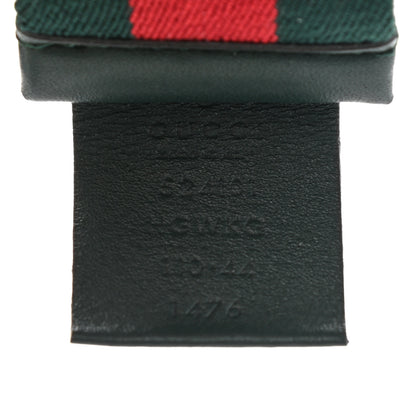 Gucci Canvas Torchon Double G Web Belt 110 44 Verde 3 of 3