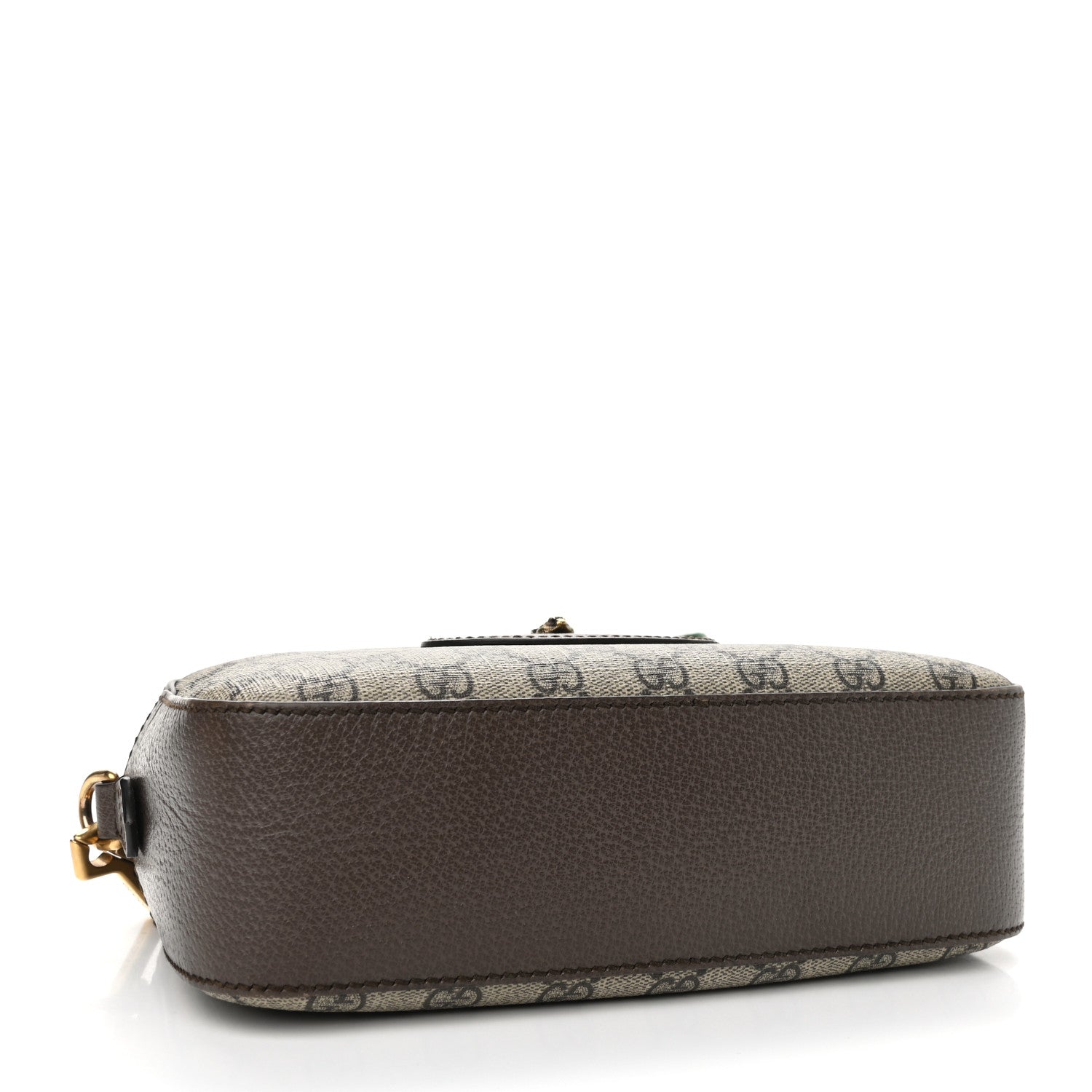 Gucci GG Supreme Monogram Web Neo Vintage Shoulder Bag Beige New Acero Crop 4 of 10
