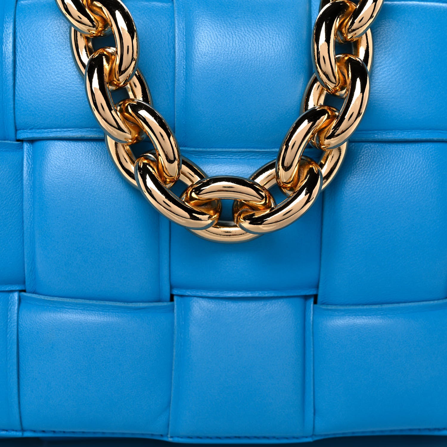 Bottega Veneta Lambskin Maxi Intreccio Padded Chain Cassette Crossbody Bag 7 of 11