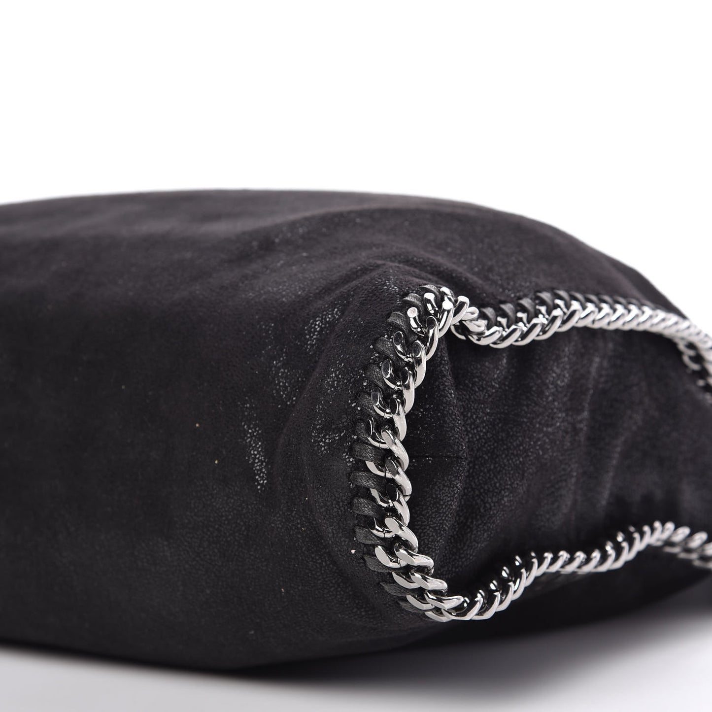 Shaggy Deer Falabella Fold Over Tote Black