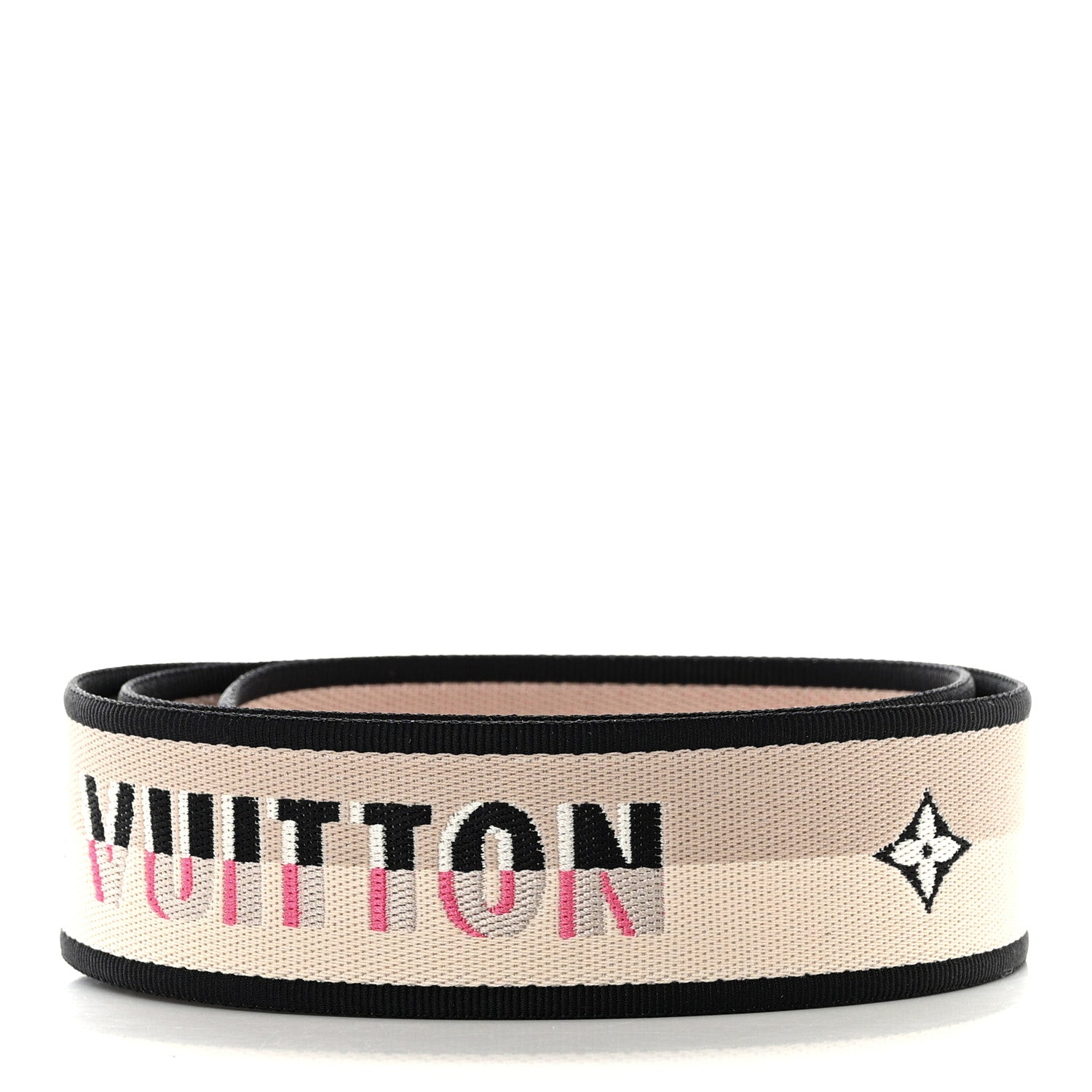 Louis Vuitton Jacquard Diane Shoulder Strap Black 2 of 4