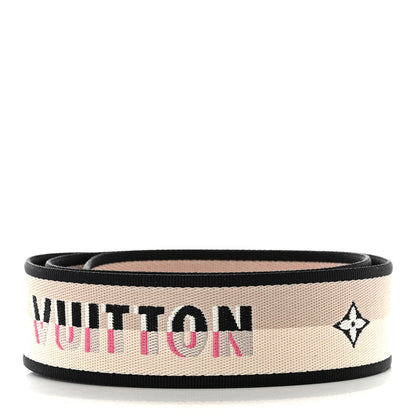 Louis Vuitton Jacquard Diane Shoulder Strap Black 2 of 4