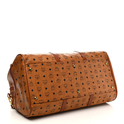 MCM Visetos Traveler Bag Cognac 4 of 9