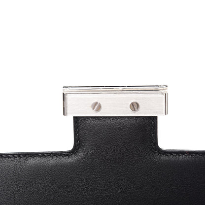 Hermes Swift Toile Constance 24 Black Ecru 14 of 21