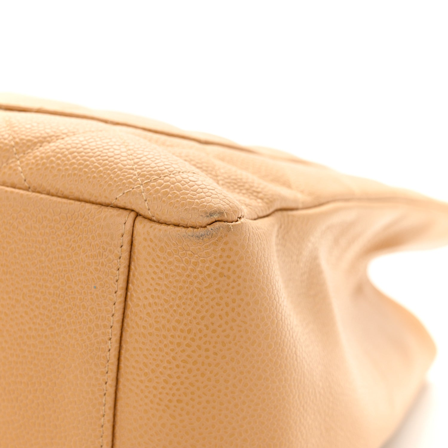 Chanel Caviar Quilted Grand Shopping Tote GST Beige 12 of 13