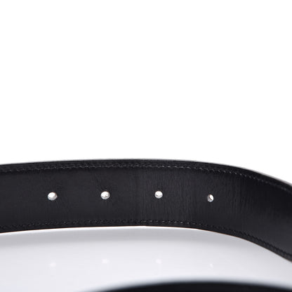 Hermes Box Togo 32mm H Belt 85 Black Chocolate 5 of 7