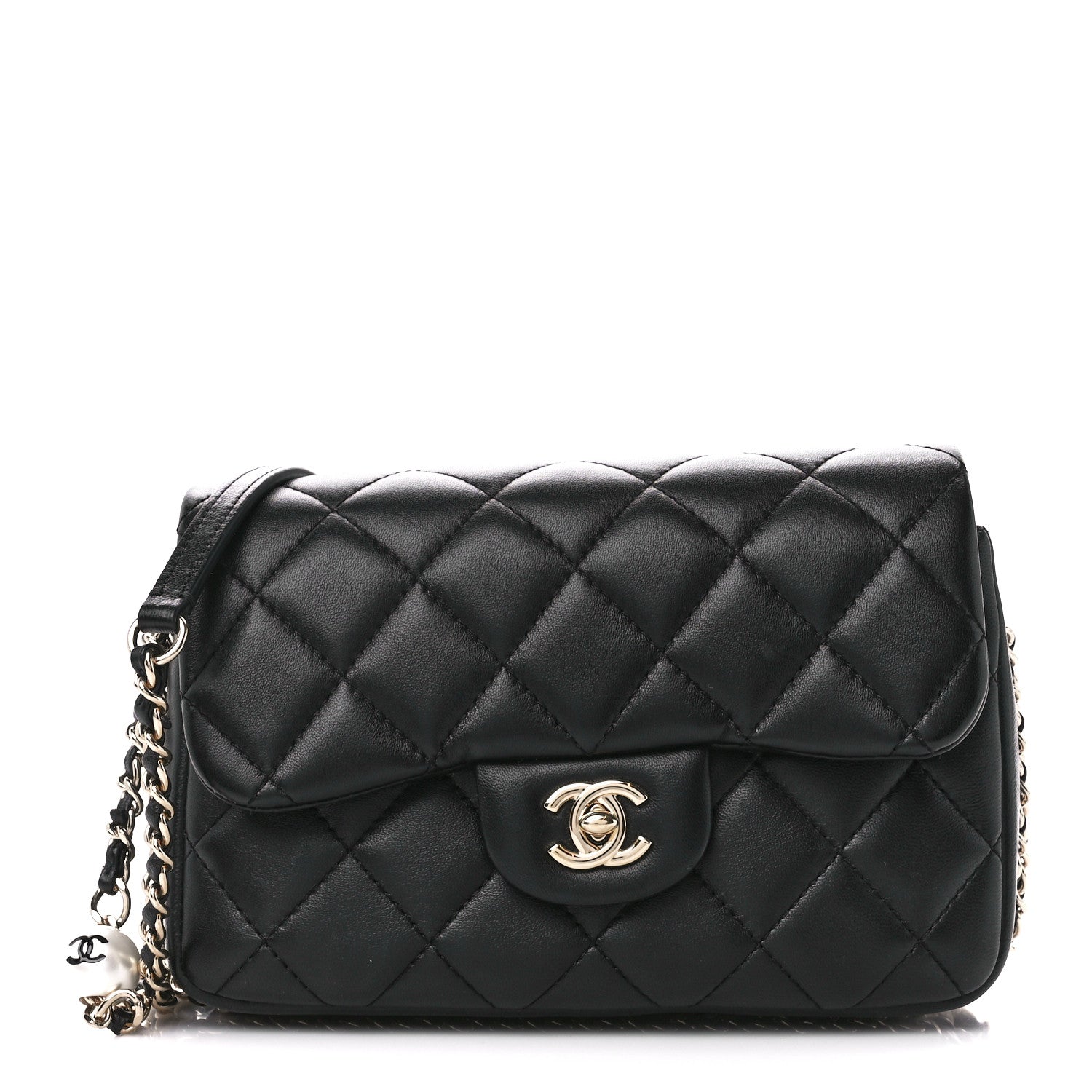 Chanel Lambskin Quilted Small My Precious Flap Black 1 of 11