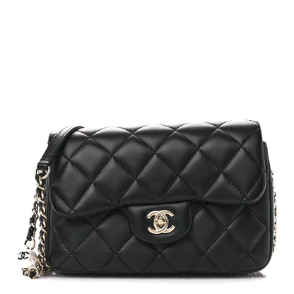 Chanel Lambskin Quilted Small My Precious Flap Black 1 of 11