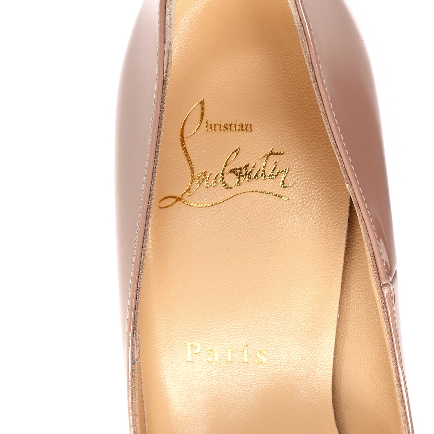 Christian Louboutin Patent So Kate 120 Pumps 37.5 Nude 8 of 10