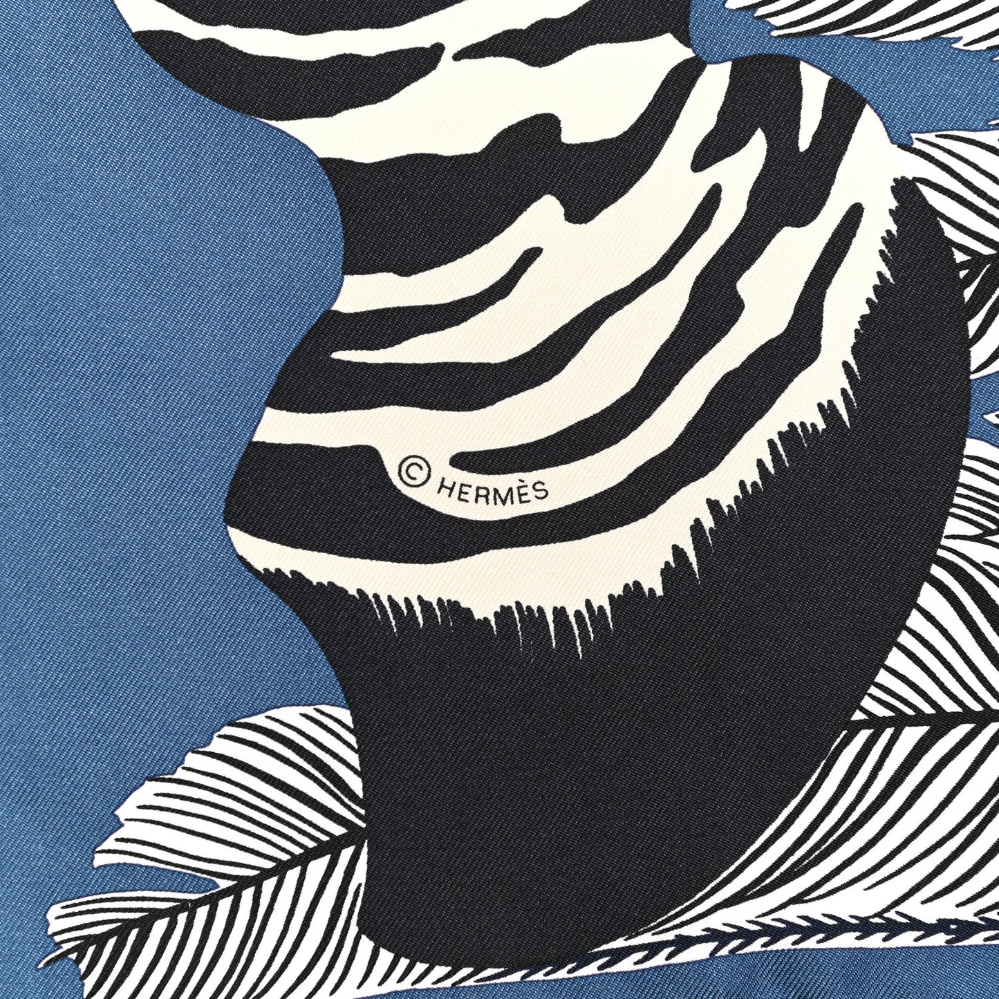 Silk Zebra Pegasus Scarf 90