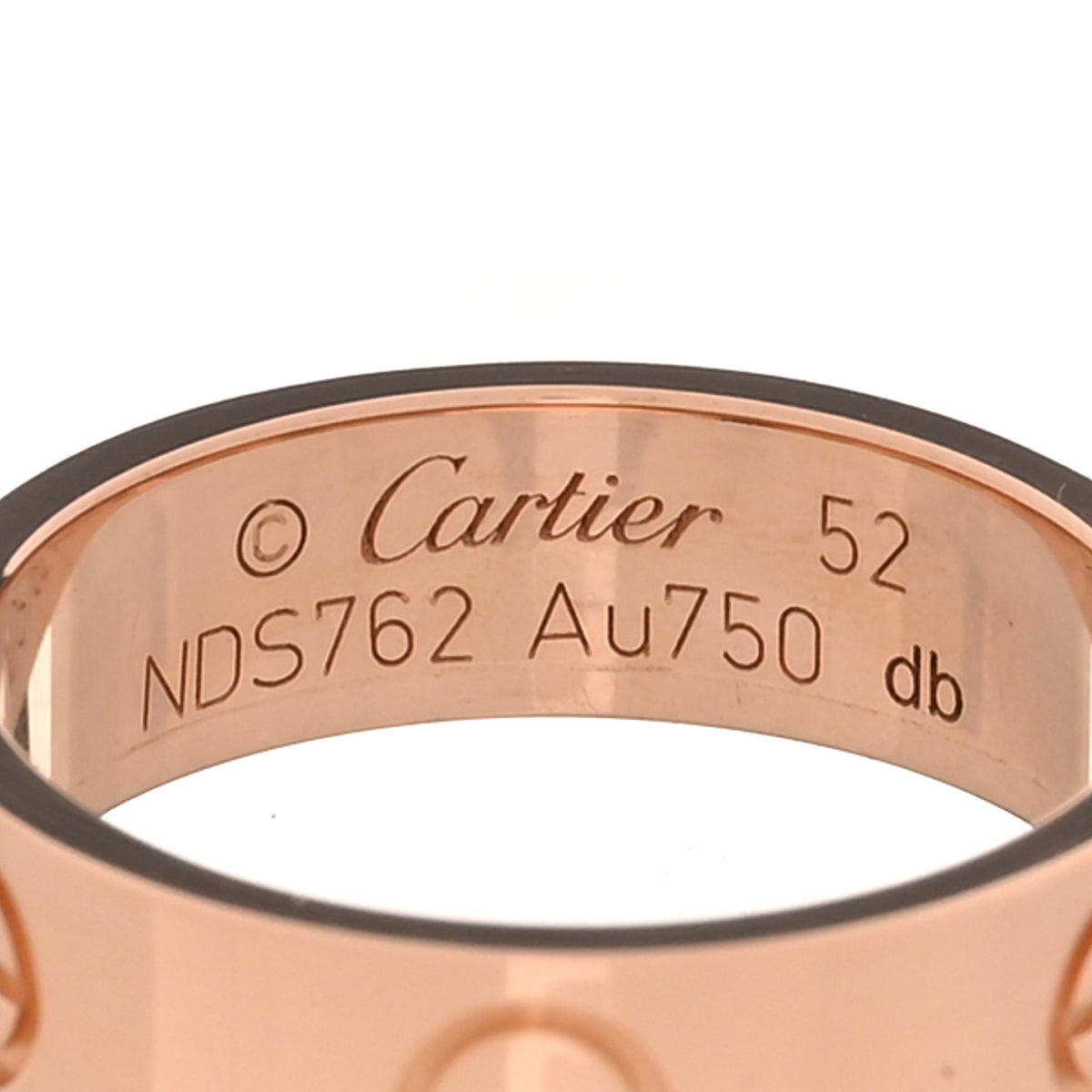 Cartier 18K Pink Gold 5.5mm LOVE Ring 52 6 4 of 4