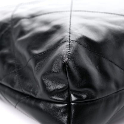 Chanel Shiny Calfskin Quilted Large Chanel 22 So Black 8 of 11