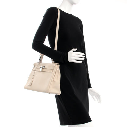 Hermes Togo Kelly Retourne 32 Craie 2 of 29