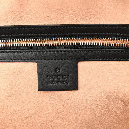 Gucci Suede Patent Web Medium Ophidia Top Handle Dome Bag Nocciola Black 6 of 10